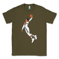 Army Green russell westbrook dunk Classic Tee - tuanDangUi
