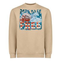 Mushroom Born to be free Heavyweight Sweatshirt - FaDigitalArtStudio