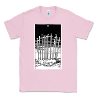 Bubblegum Pink ten of swords   x of swords   tarot card   major arcana   fortune tell Classic Tee - tuanDangUi