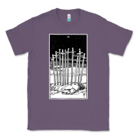 Lavender ten of swords   x of swords   tarot card   major arcana   fortune tell Classic Tee - tuanDangUi