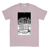 Lilac ten of swords   x of swords   tarot card   major arcana   fortune tell Classic Tee - tuanDangUi