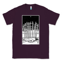 Plum ten of swords   x of swords   tarot card   major arcana   fortune tell Classic Tee - tuanDangUi