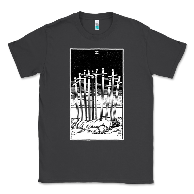 Ten Of Swords   X Of Swords   Tarot Card   Major Arcana   Fortune Tell Classic Tee by tuanDangUi | Teevron