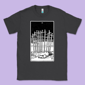 Ten Of Swords   X Of Swords   Tarot Card   Major Arcana   Fortune Tell Classic Tee Designed By Tuandangui
