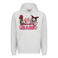 Dove Grey Valentine Babe Valentine's Day Skull Premium Hoodie - FaDigitalArtStudio