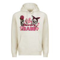 Oatmeal Heather Valentine Babe Valentine's Day Skull Premium Hoodie - FaDigitalArtStudio