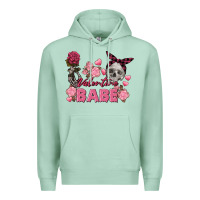 Seafoam Valentine Babe Valentine's Day Skull Premium Hoodie - FaDigitalArtStudio