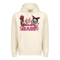 Tofu Valentine Babe Valentine's Day Skull Premium Hoodie - FaDigitalArtStudio