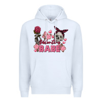 White Valentine Babe Valentine's Day Skull Premium Hoodie - FaDigitalArtStudio