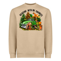 Mushroom St. Patricks Day hanging with my gnomies Heavyweight Sweatshirt - FaDigitalArtStudio