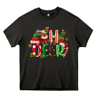 Asphalt oh deer reindeer Heavy Core Tee - MaliasSmallBusiness
