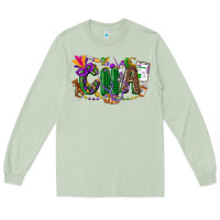 Matcha cna mardi gras Long Sleeve Tee - CowGirlArtShop