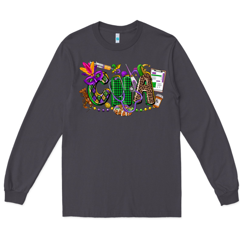 Cna Mardi Gras Long Sleeve Tee by CowGirlArtShop | Teevron