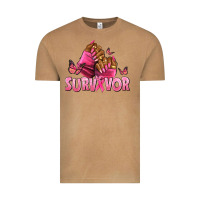 Vintage Camel Breast Cancer survivor afro nails Vintage Tee - NancyCooperArtShop