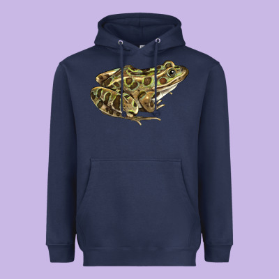 Northern Leopard Frog Heavyweight Hoodie Designed By Lillyallendesigns