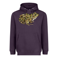 Plum northern leopard frog Heavyweight Hoodie - LillyAllenDesigns