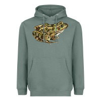 Sage northern leopard frog Heavyweight Hoodie - LillyAllenDesigns