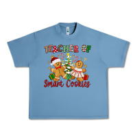 Pebble Blue Teacher of smart cookies Urban Heavy Tee - texasbilliewilder