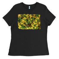 Black camouflage glitter background Ladies Tee - RanaPortraitStore