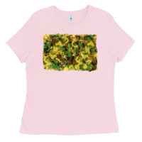 Bubblegum Pink camouflage glitter background Ladies Tee - RanaPortraitStore