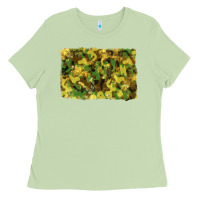 Matcha camouflage glitter background Ladies Tee - RanaPortraitStore