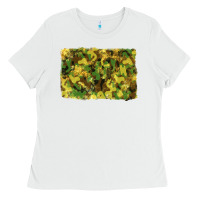 White camouflage glitter background Ladies Tee - RanaPortraitStore
