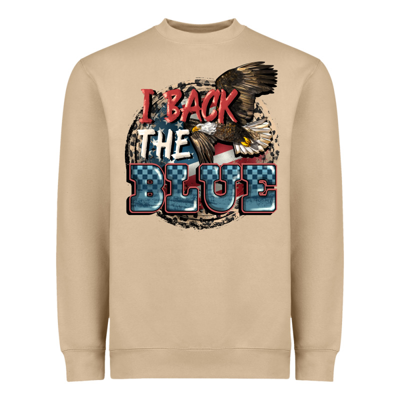 I Back The Blue Heavyweight Sweatshirt by FaDigitalArtStudio | Teevron