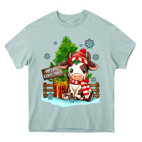 Arona merry christmas cow Heavy Core Tee - MaliasSmallBusiness