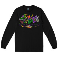 Black cdl mardi gras Long Sleeve Tee - CowGirlArtShop