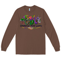 Chestnut cdl mardi gras Long Sleeve Tee - CowGirlArtShop