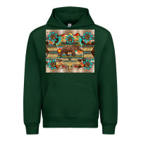 Forest Green bear native animal  pelt  tumbler Urban Hoodie - BarkalooDesign