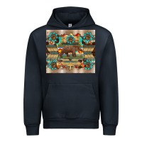 Navy bear native animal  pelt  tumbler Urban Hoodie - BarkalooDesign