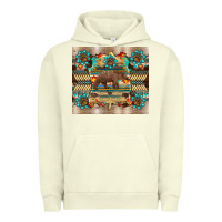 Pigment Pistachio bear native animal  pelt  tumbler Urban Hoodie - BarkalooDesign