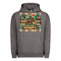 Pigment Tornado bear native animal  pelt  tumbler Urban Hoodie - BarkalooDesign