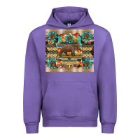 Tulip bear native animal  pelt  tumbler Urban Hoodie - BarkalooDesign