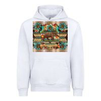 White bear native animal  pelt  tumbler Urban Hoodie - BarkalooDesign