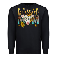 Black Western Blessed Mom Baby Calf Premium Sweatshirt - LillyAllenDesigns