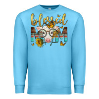 Ocean Blue Western Blessed Mom Baby Calf Premium Sweatshirt - LillyAllenDesigns