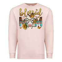 Pale Pink Western Blessed Mom Baby Calf Premium Sweatshirt - LillyAllenDesigns