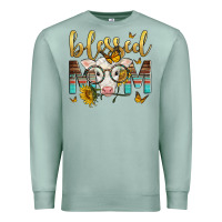 Seafoam Western Blessed Mom Baby Calf Premium Sweatshirt - LillyAllenDesigns