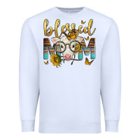 White Western Blessed Mom Baby Calf Premium Sweatshirt - LillyAllenDesigns