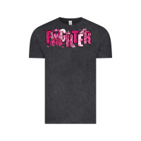Vintage Black Fighter Breast Cancer Vintage Tee - NancyCooperArtShop