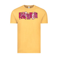 Vintage Mustard Fighter Breast Cancer Vintage Tee - NancyCooperArtShop