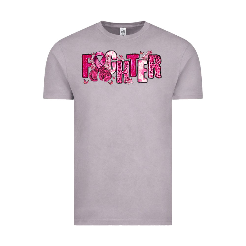 Fighter Breast Cancer Vintage Tee by NancyCooperArtShop | Teevron