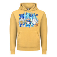 Vintage Mustard snowman gnome Vintage Hoodie - texasbilliewilder