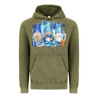 Vintage Olive snowman gnome Vintage Hoodie - texasbilliewilder