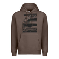 Coffee gt3 rs 991.2 fragment rear Premium Hoodie - tuanDangUi