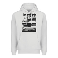 Dove Grey gt3 rs 991.2 fragment rear Premium Hoodie - tuanDangUi