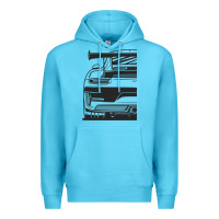 Ocean Blue gt3 rs 991.2 fragment rear Premium Hoodie - tuanDangUi