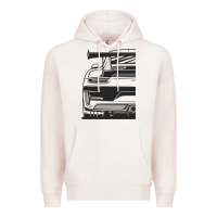 Pale Pink gt3 rs 991.2 fragment rear Premium Hoodie - tuanDangUi